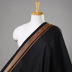 Black - Traditional Khun Weave Cotton Fabric 57