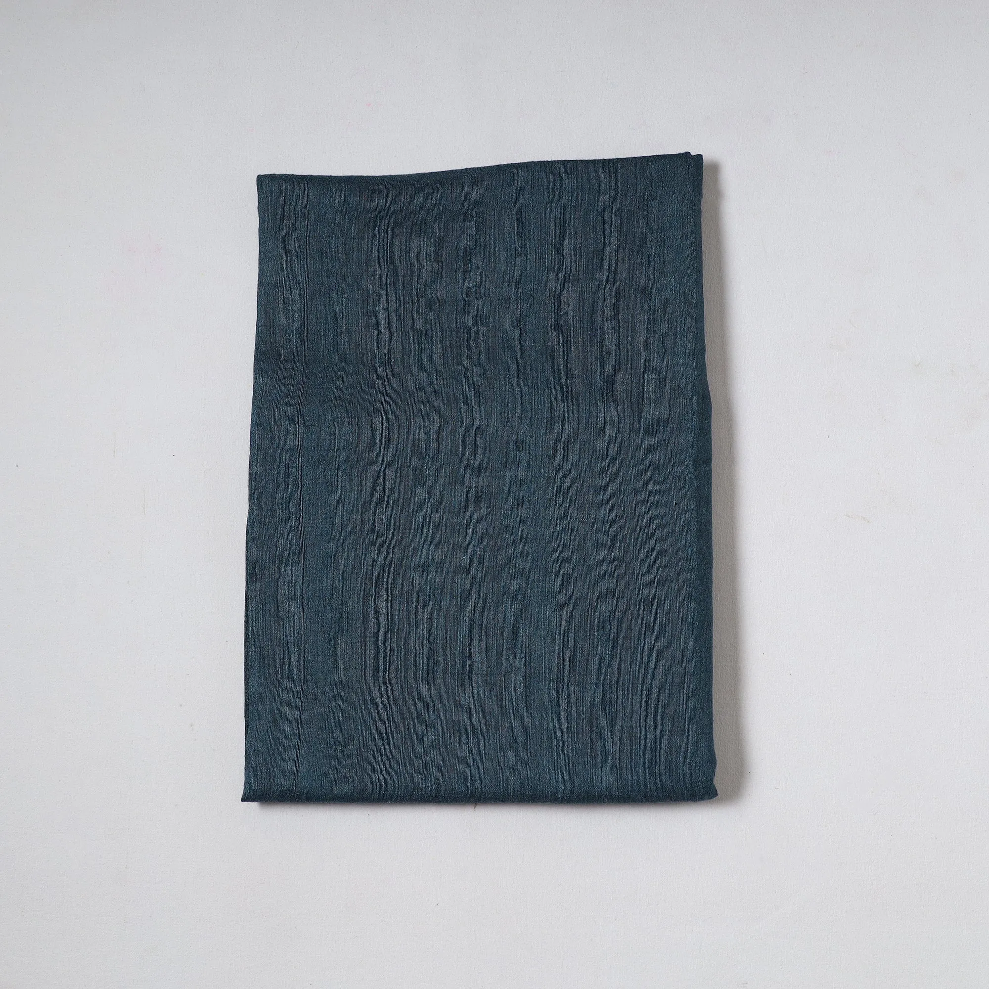Black - Vidarbha Tussar Silk Cotton Handloom Precut Fabric (1.4 meter) 73