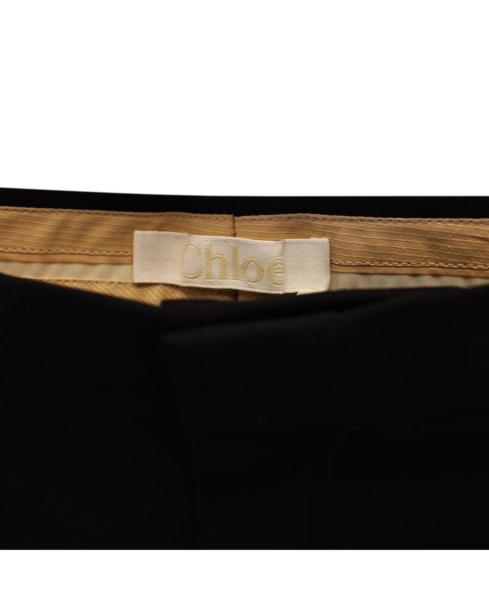 Black Wool Trousers with Impeccable Craftsmanship