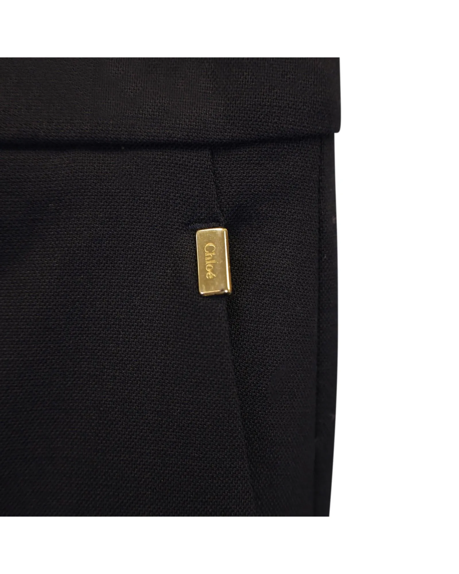 Black Wool Trousers with Impeccable Craftsmanship