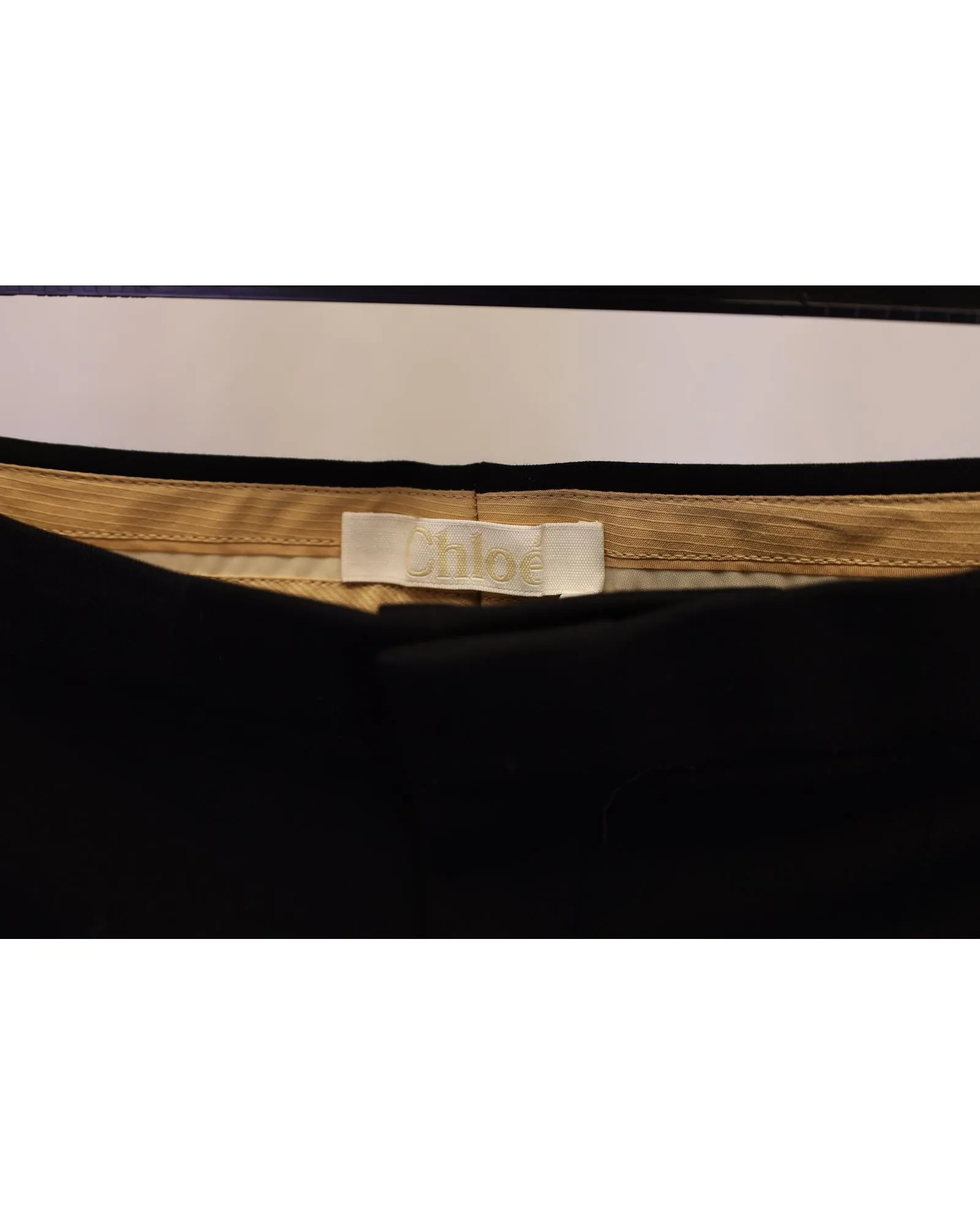 Black Wool Trousers with Impeccable Craftsmanship