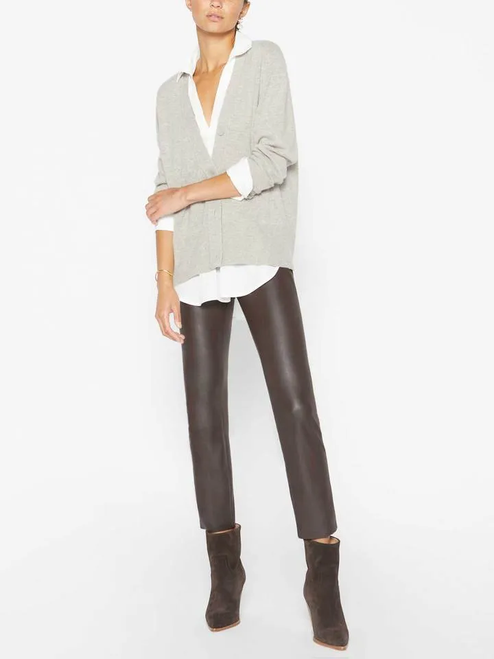 Brochu Walker - Callie Layered Looker Cardigan in Light Chia Melange w/ White Underlayer