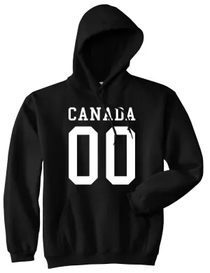 Canada Team 00 Jersey Pullover Hoodie