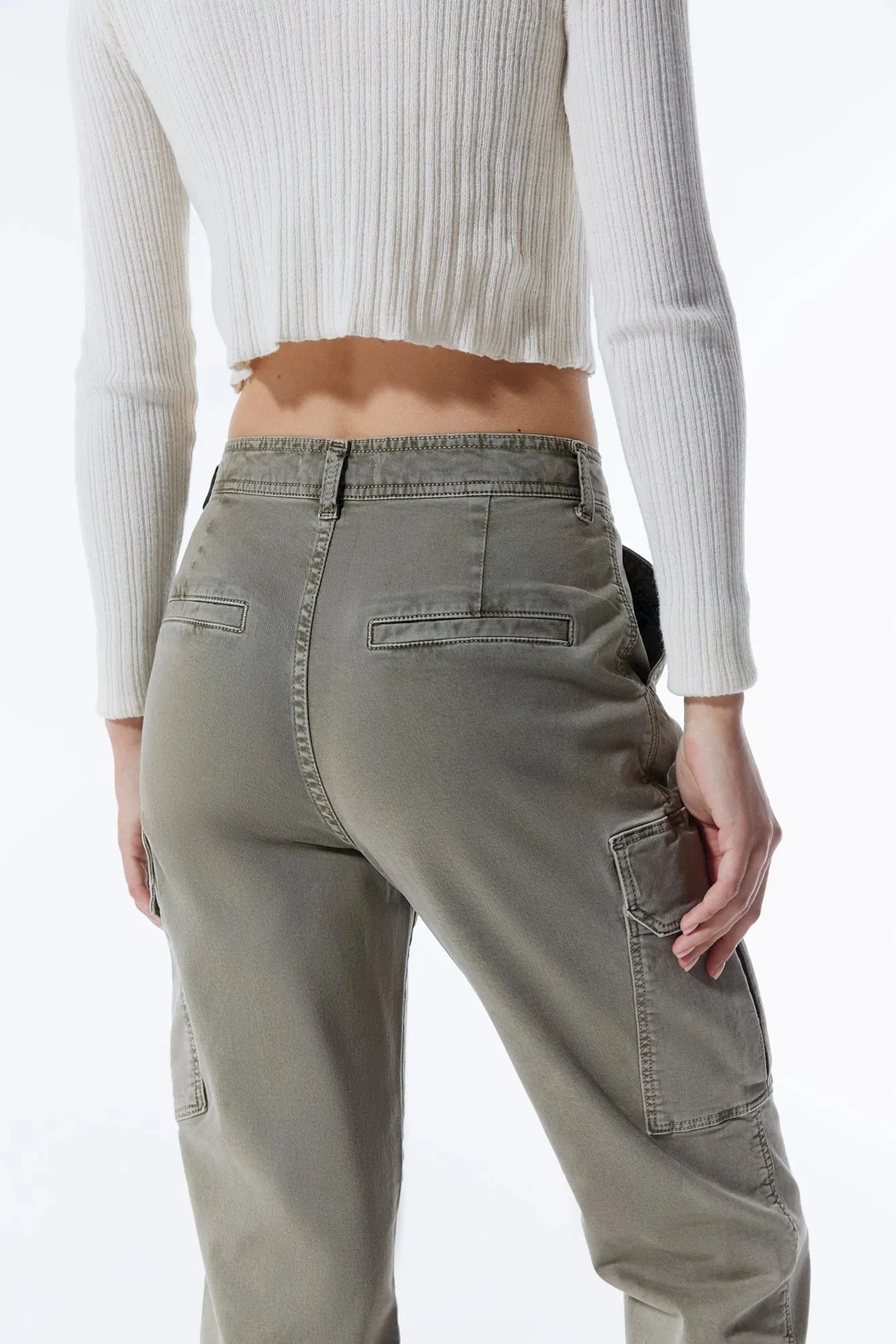 Daphne - Cargo Pant -Khaki - L30