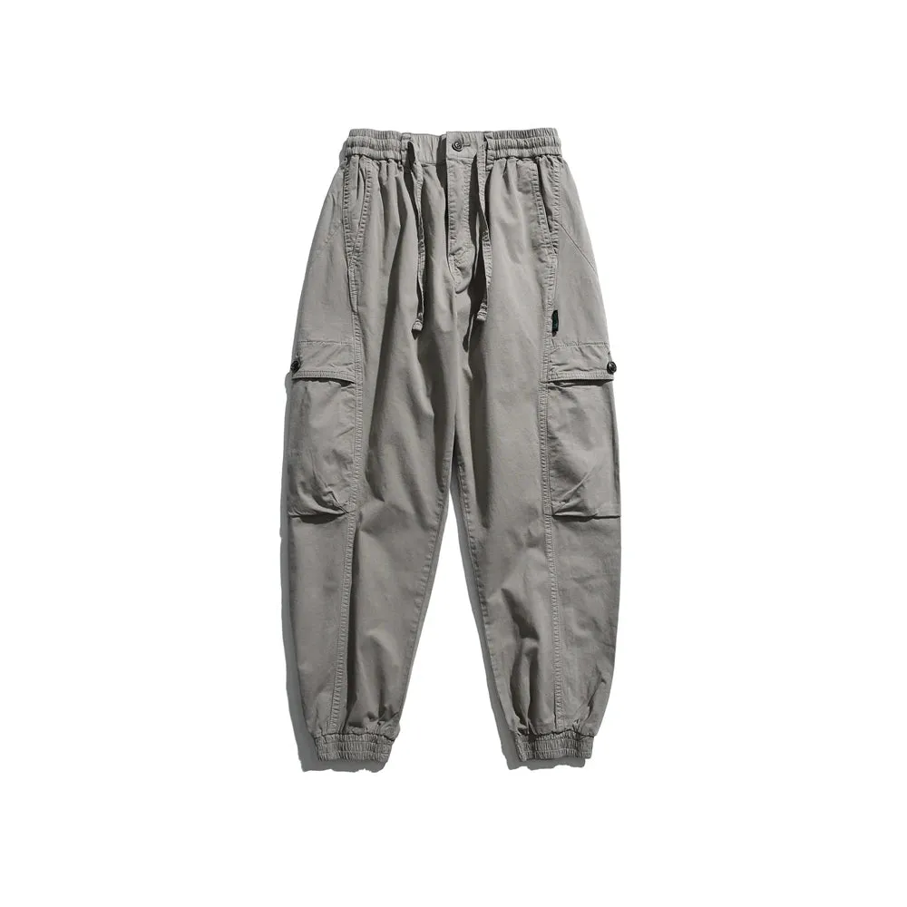 Japanese Streetwear Vintage Cargo Pants - High Quality Casual Joggers