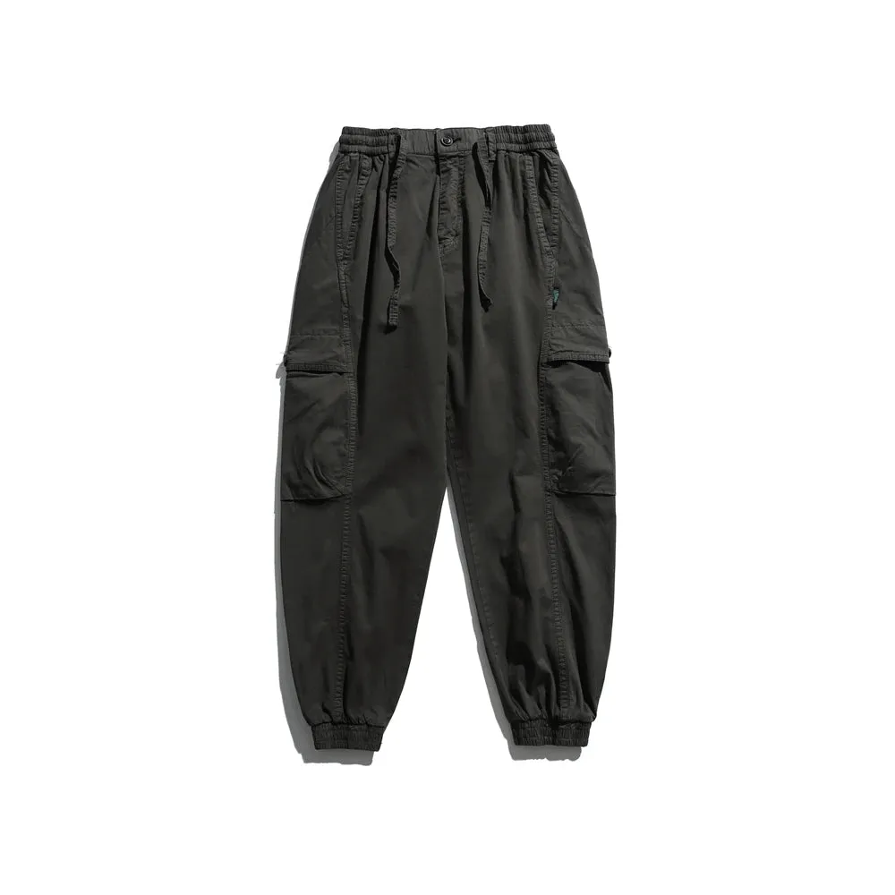 Japanese Streetwear Vintage Cargo Pants - High Quality Casual Joggers
