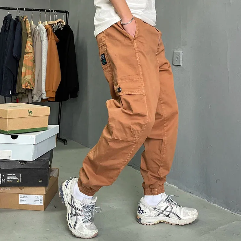 Japanese Streetwear Vintage Cargo Pants - High Quality Casual Joggers