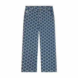 KidSuper Studios Dancing Ladies Print Pants (Blue)