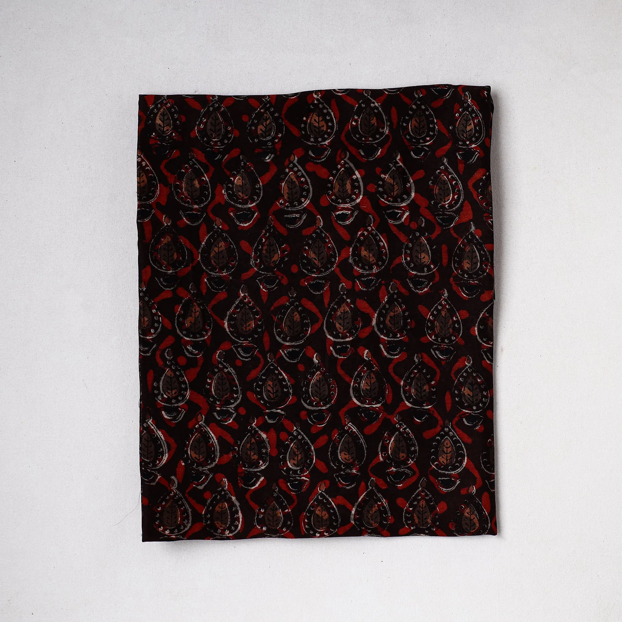 Multicolor - Traditional Chanderi Silk Handloom Precut Fabric (1 meter)