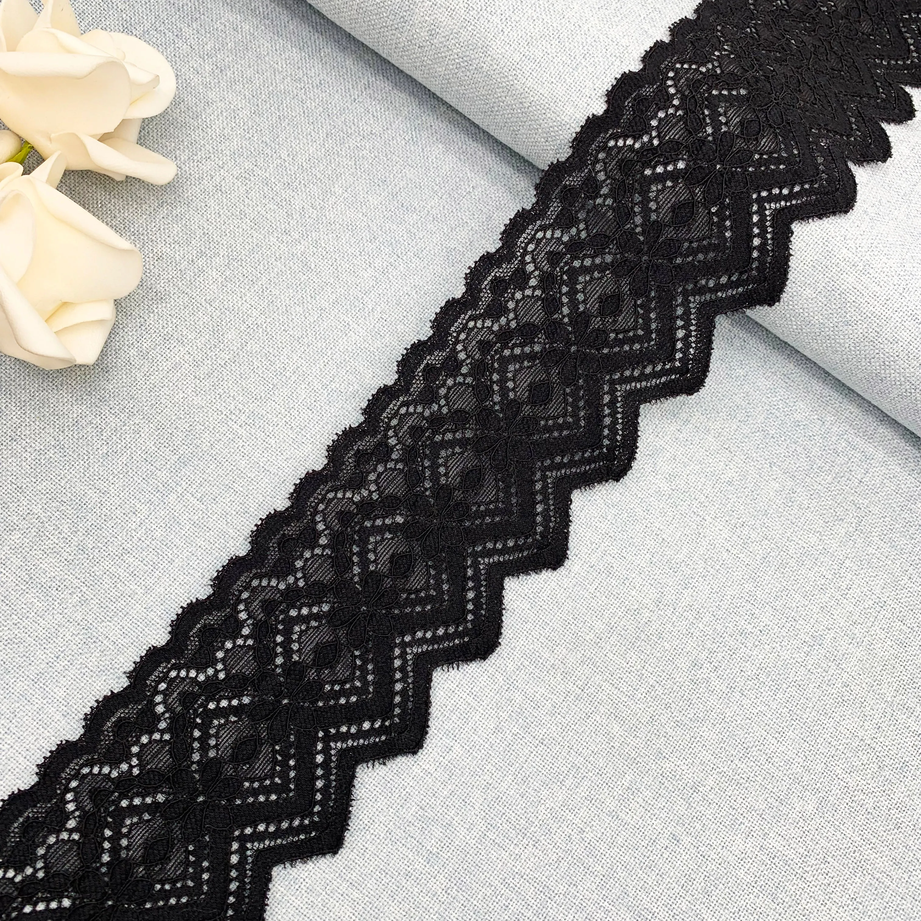 OEKO-TEX BSCI Elastic lace NFT609/NFT610