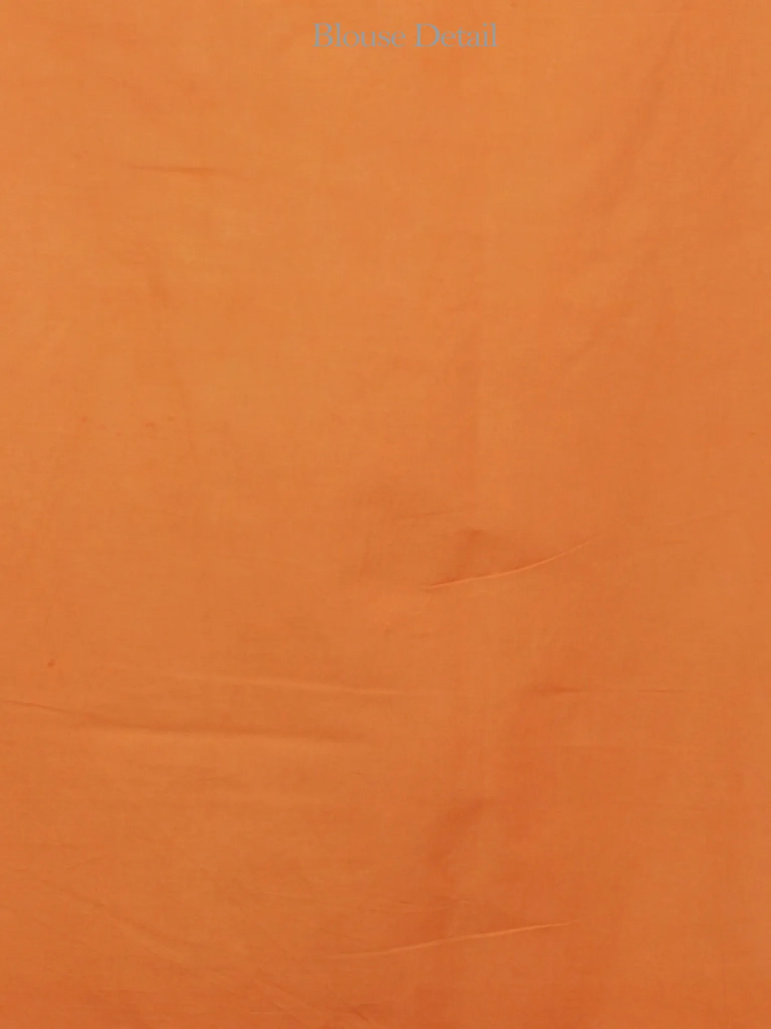 Orange Ivory Hand Batik & Block Printed Cotton Saree - S031702126