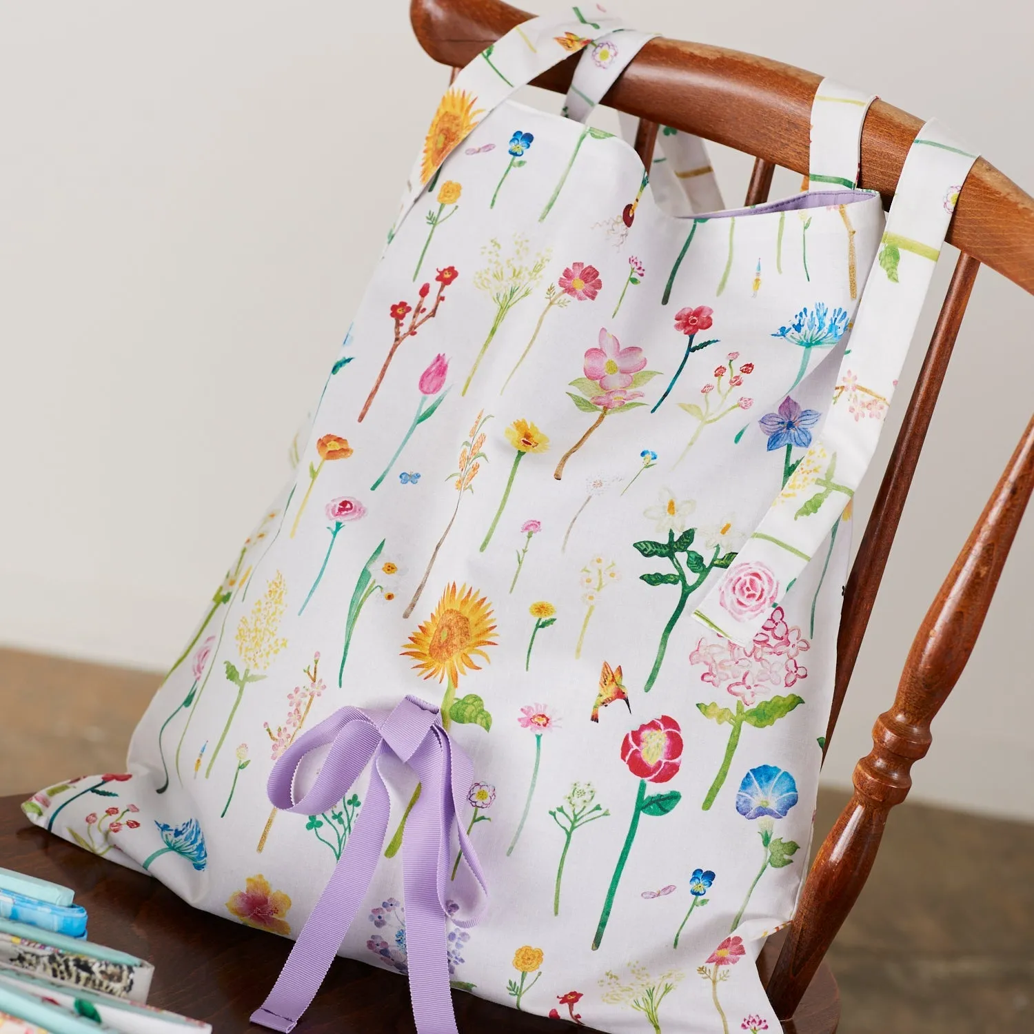 Paper message Flower Field Guide Cotton Sheeting
