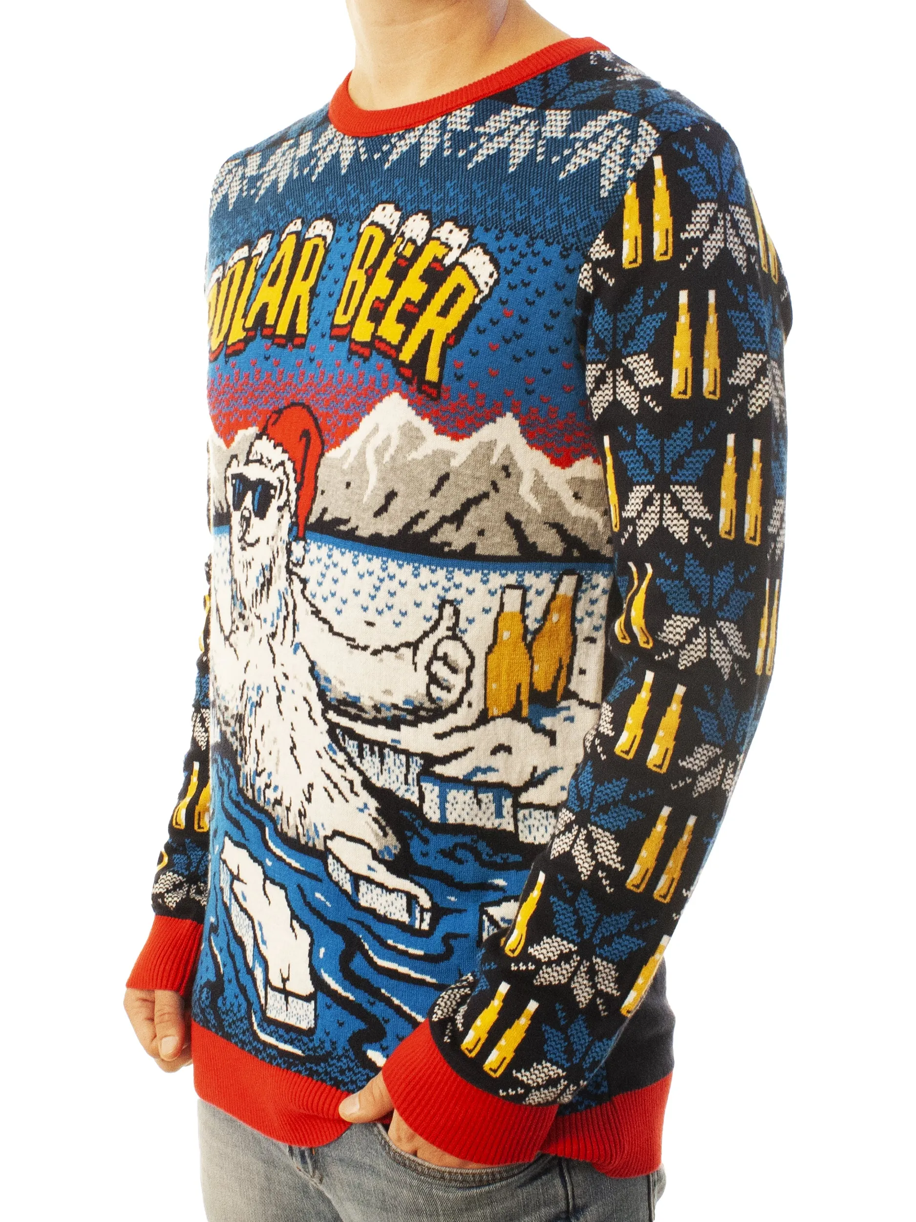 Polar Beer | Ugly Christmas Sweater For Men & Women | Unisex Sizing