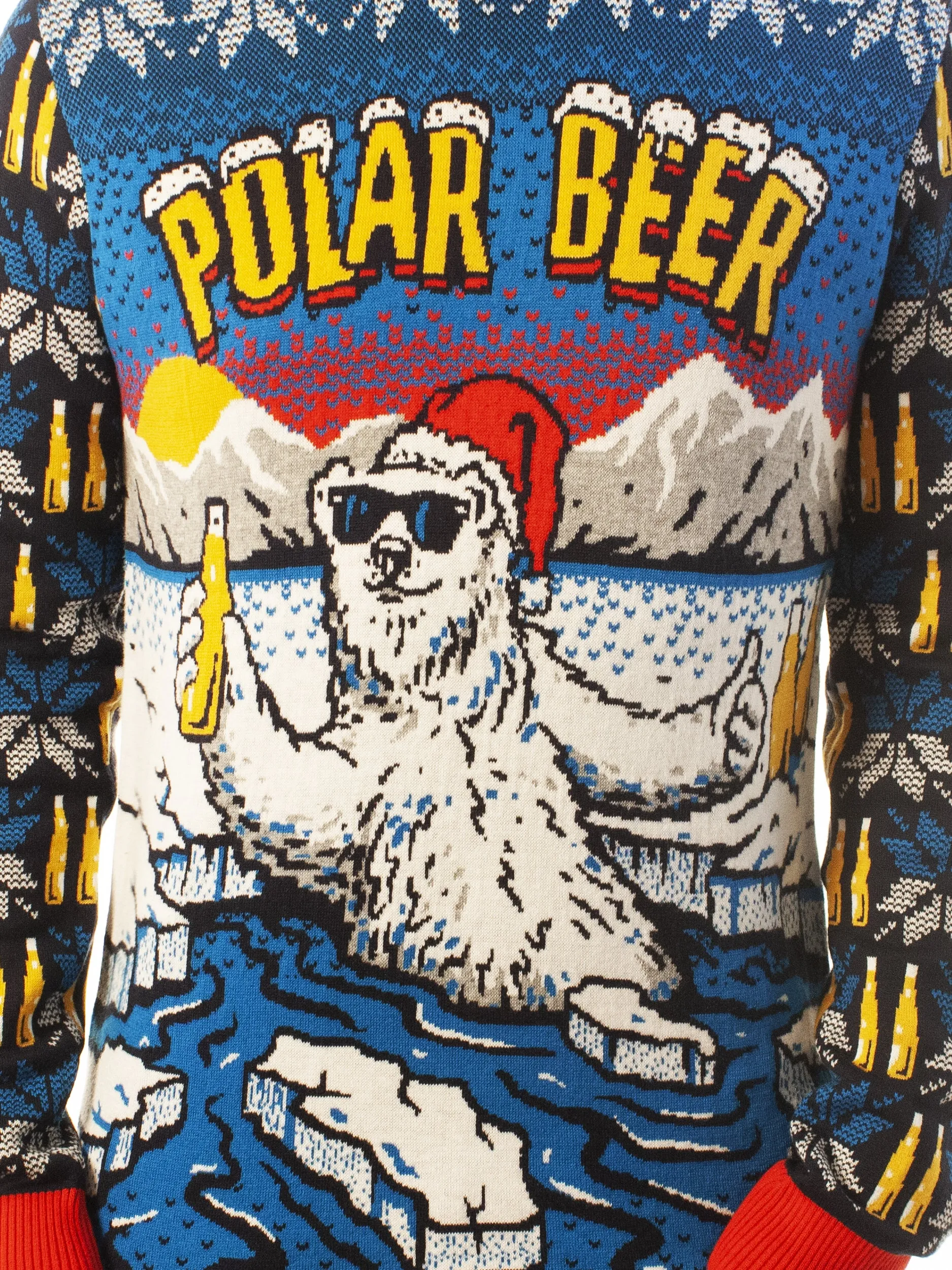 Polar Beer | Ugly Christmas Sweater For Men & Women | Unisex Sizing