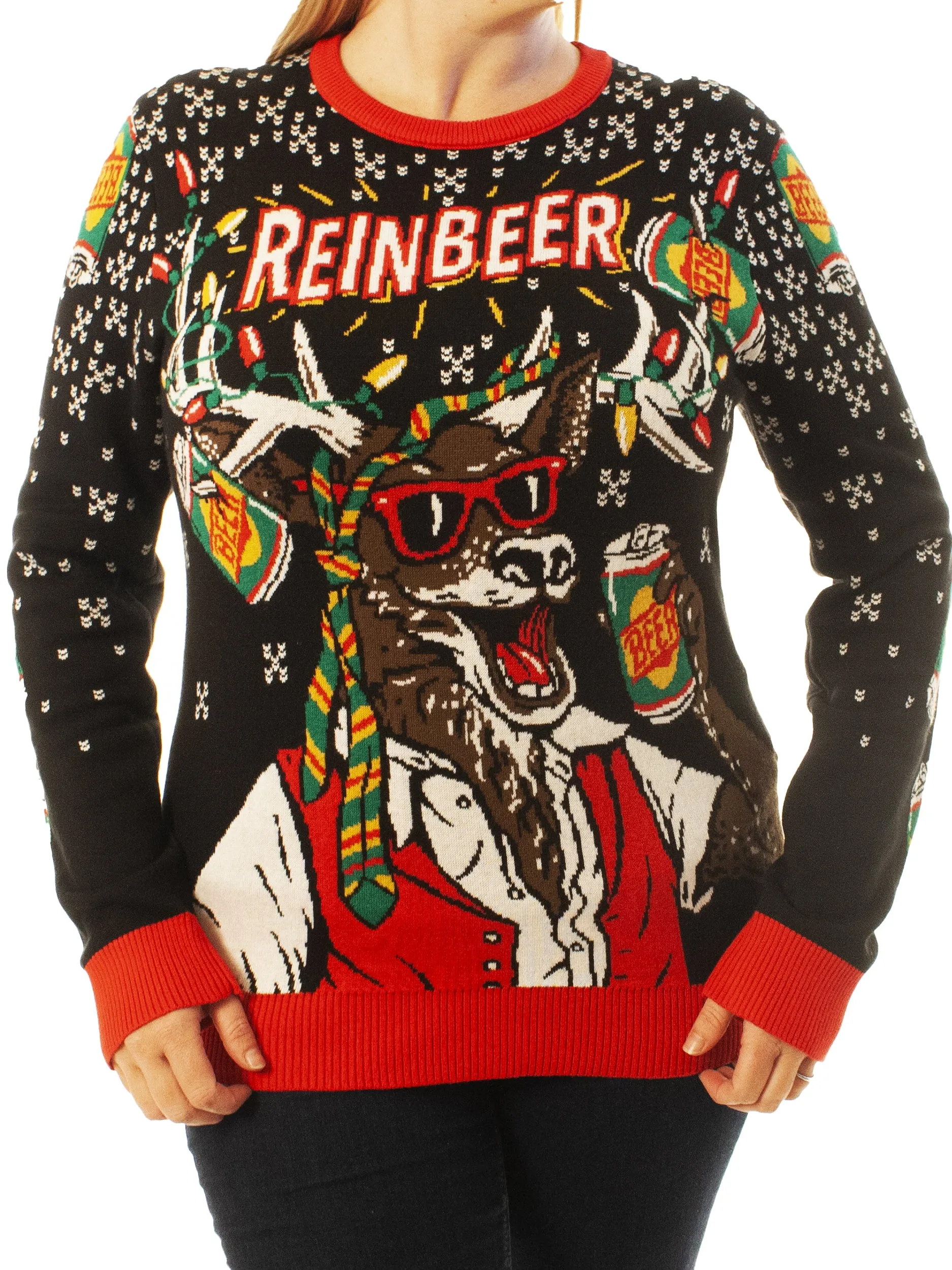 ReinBeer | Ugly Christmas Sweater For Men & Women | Unisex Sizing