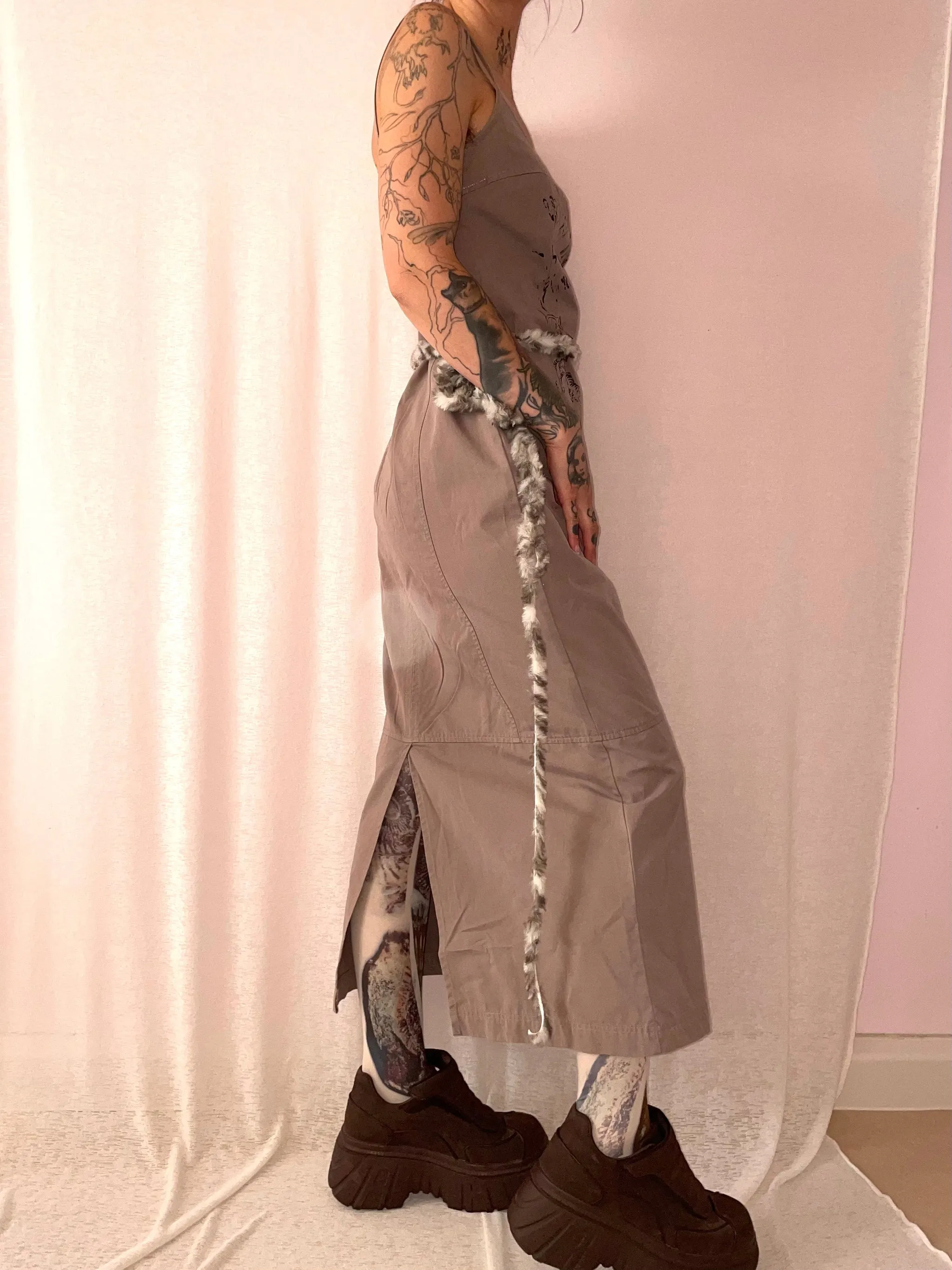 Snake Divine Denim Maxidress (Upcycled)