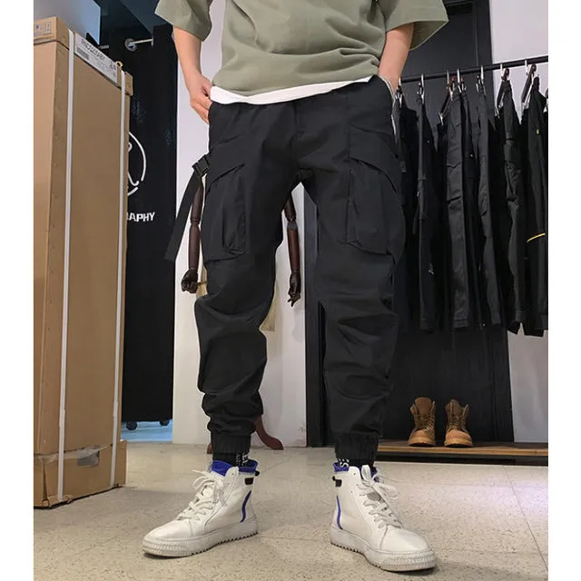 UNPUDUPE Brand Spring Pants Men Casual Multi-Pocket Long Trousers Male Cotton Lattice Straight Type Work Pant Men's Large Size