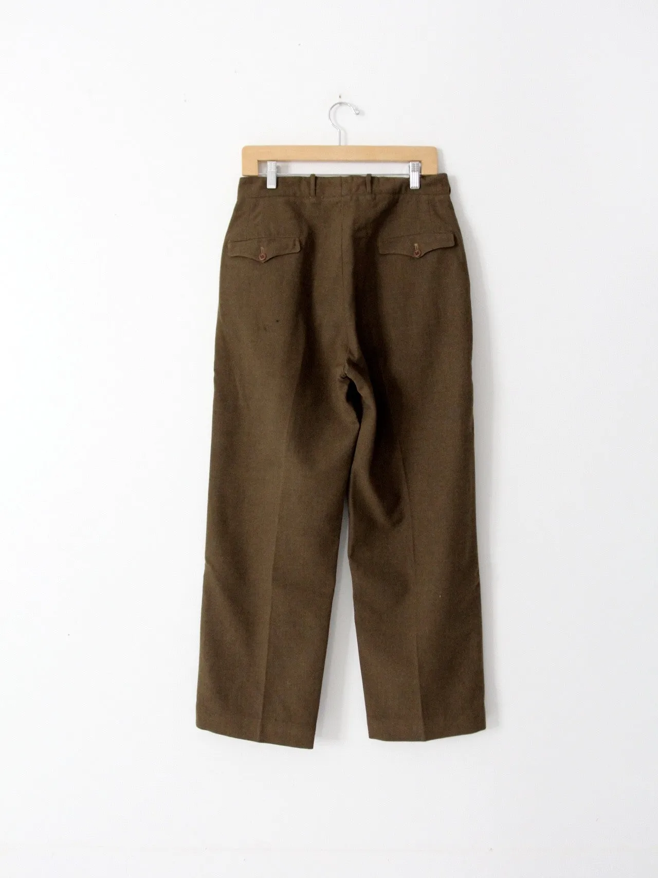 vintage US Army wool trousers