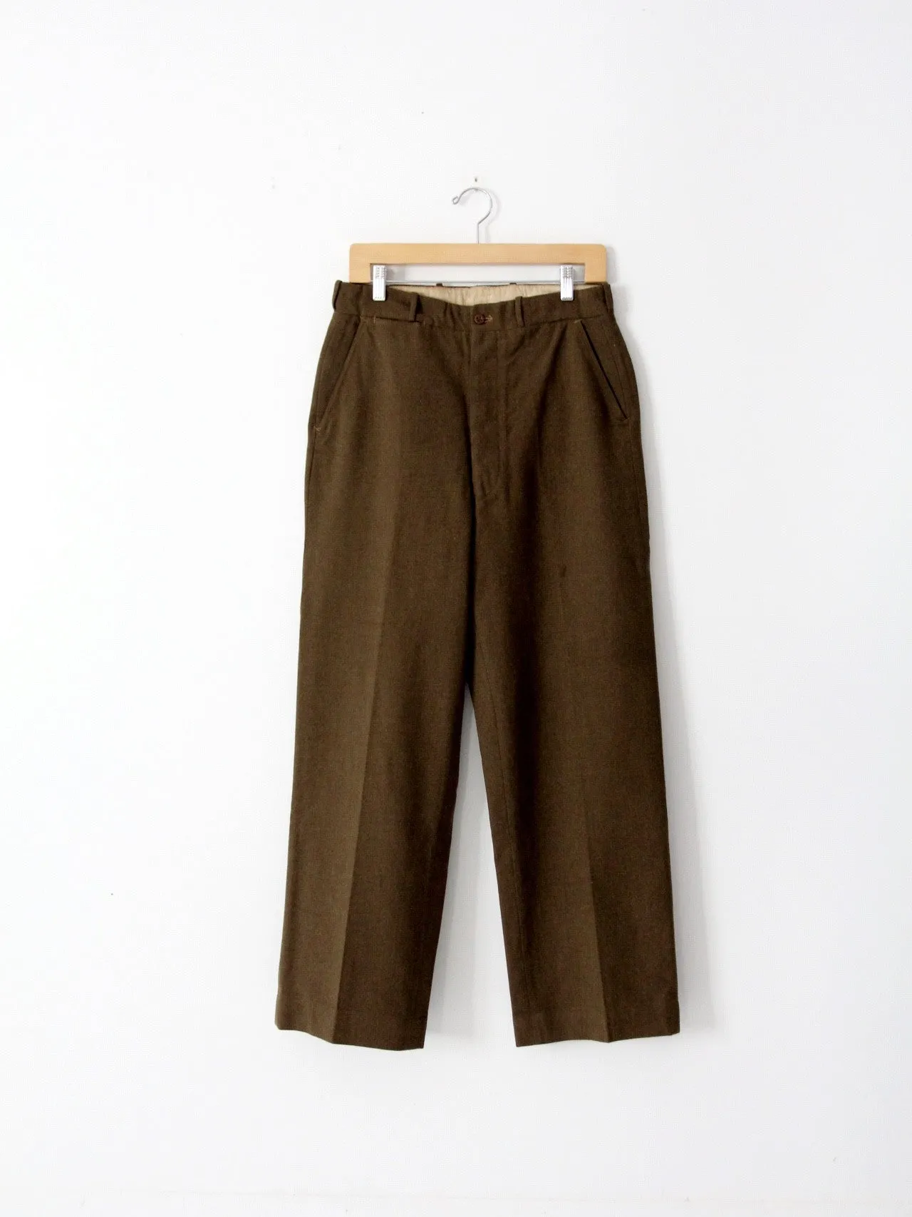 vintage US Army wool trousers
