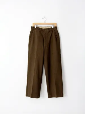 vintage US Army wool trousers