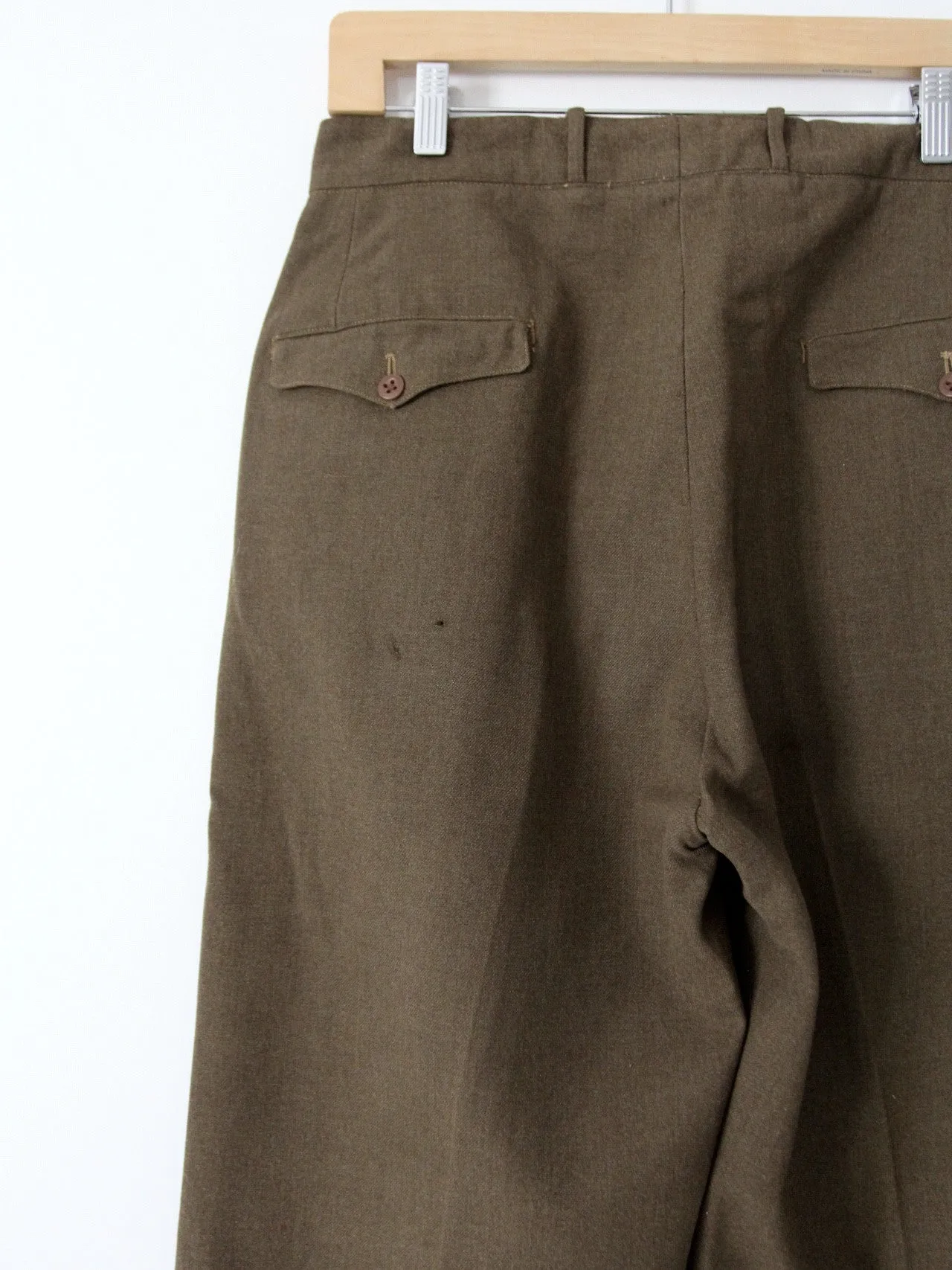 vintage US Army wool trousers