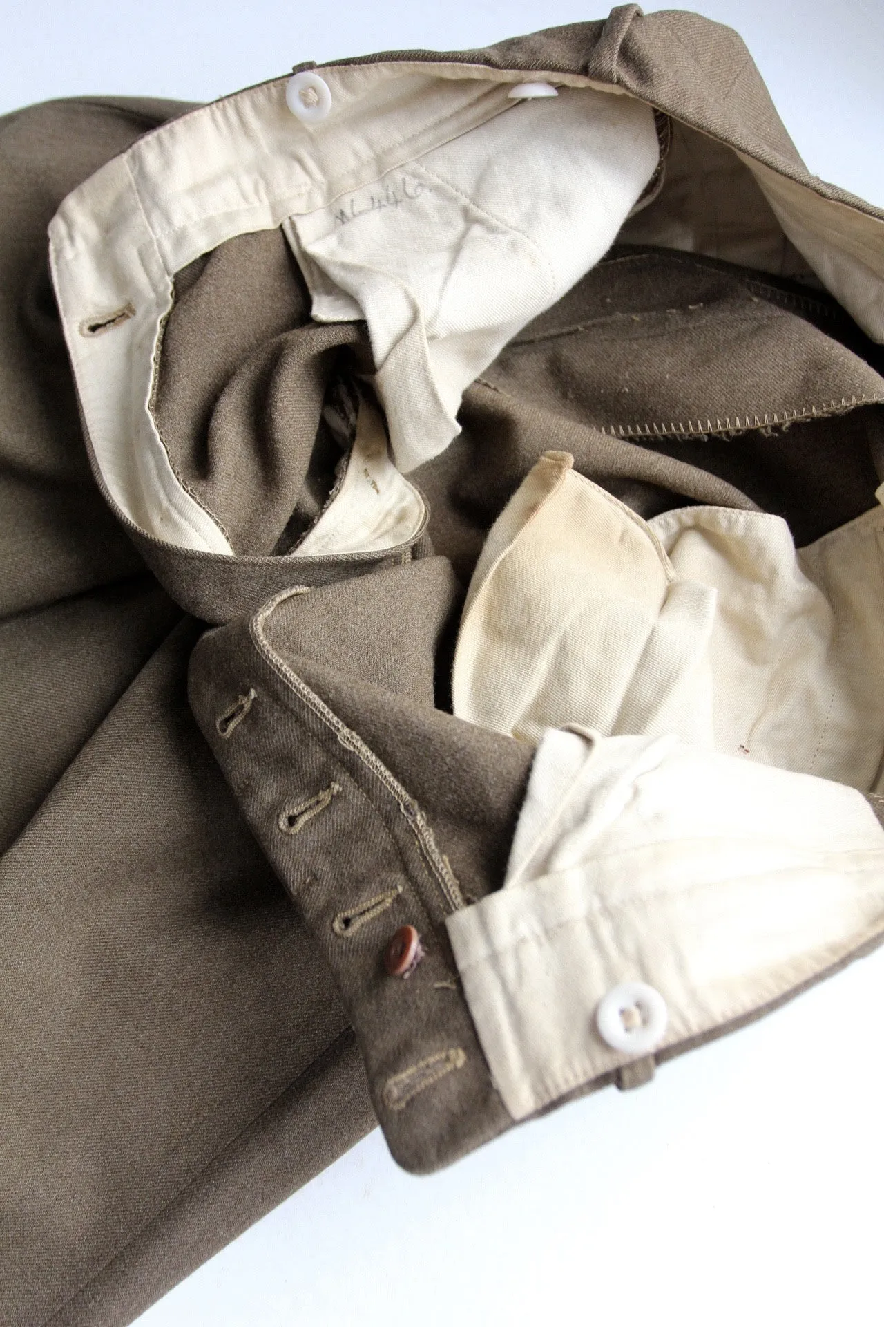 vintage US Army wool trousers